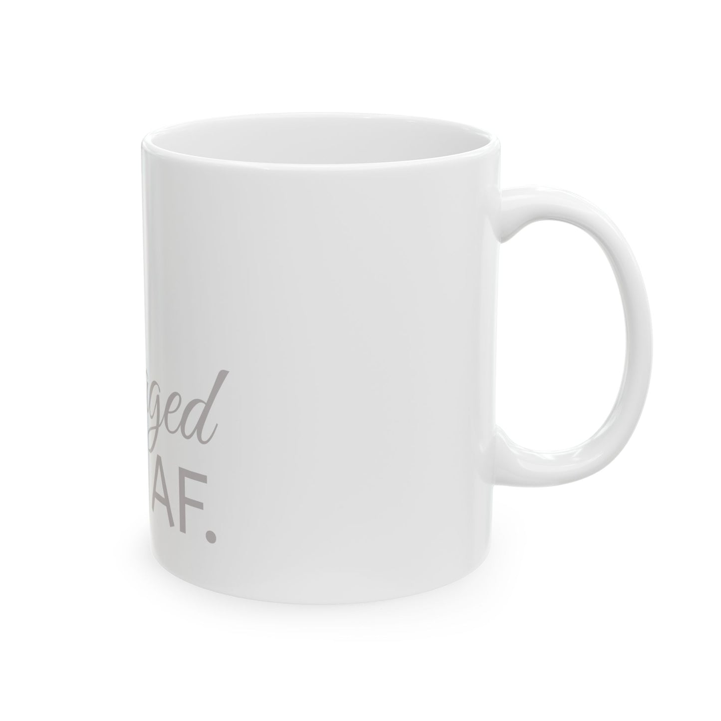 Engaged & Loving It Ceramic Mug - Perfect Wedding Gift or Engagement Celebration